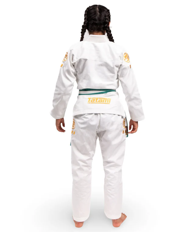 Детское кимоно Tatami PRO SERIES - WHITE & CHAMPION GOLD