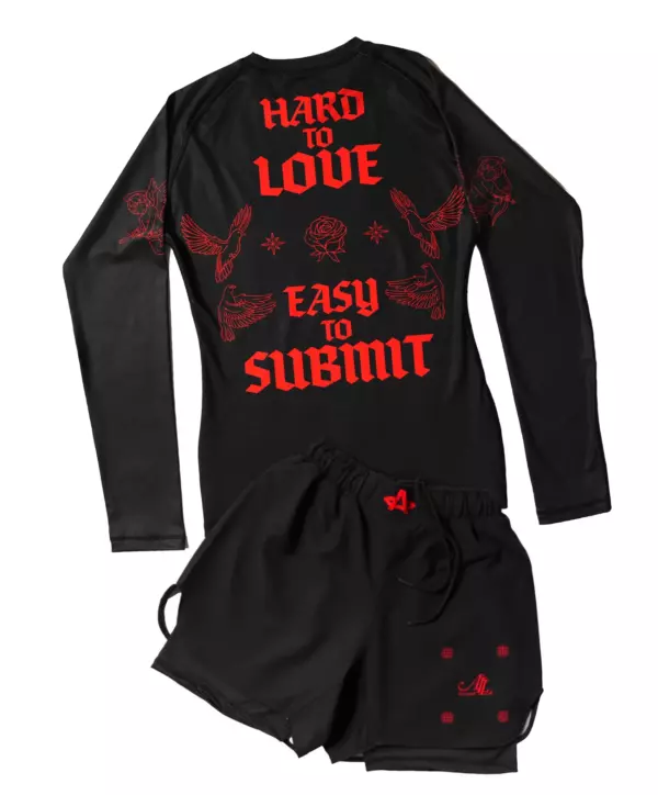 Рашгард+шорты All-Around - "Easy to Love. Hard to Submit."