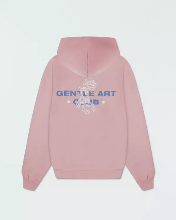 Худи KINGZ Gentle Art Club - Muted Pink