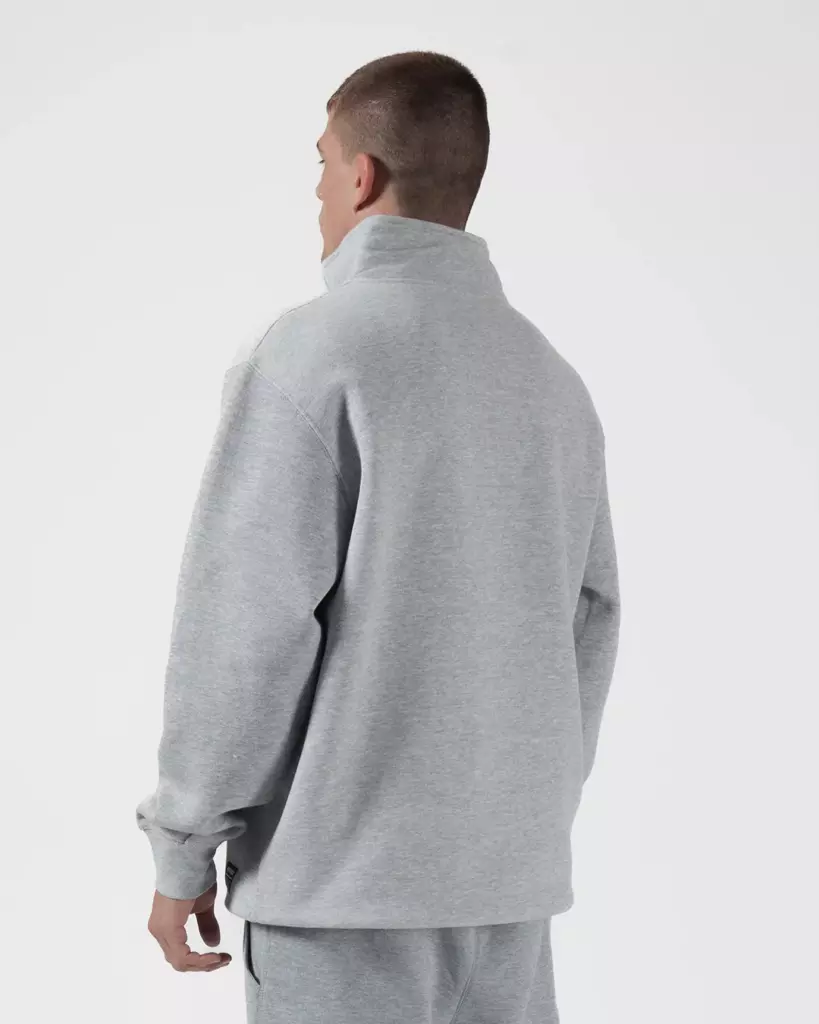 Свитшот на молнии KINGZ Script Quarter - Grey