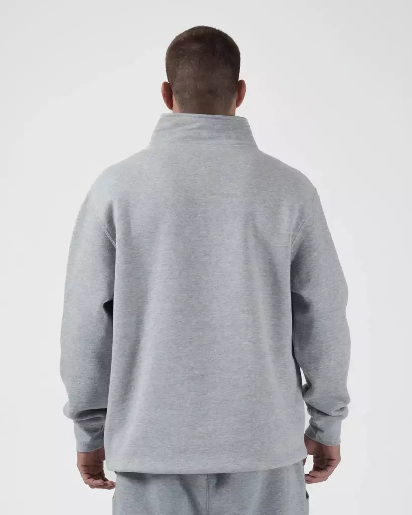 Свитшот на молнии KINGZ Script Quarter - Grey