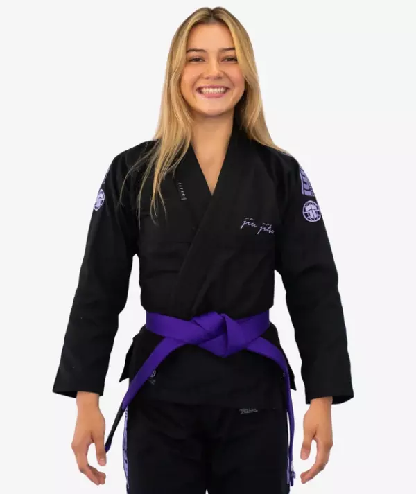 Кимоно женское Tatami BJJ Elements Superlite PURPLE & BLACK