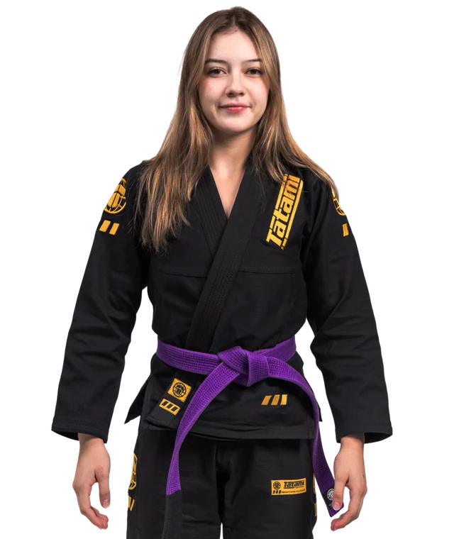 Кимоно женское Tatami BJJ LADIES PRO SERIES - BLACK & CHAMPION GOLD
