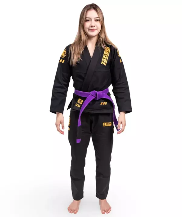 Кимоно женское Tatami BJJ LADIES PRO SERIES - BLACK & CHAMPION GOLD