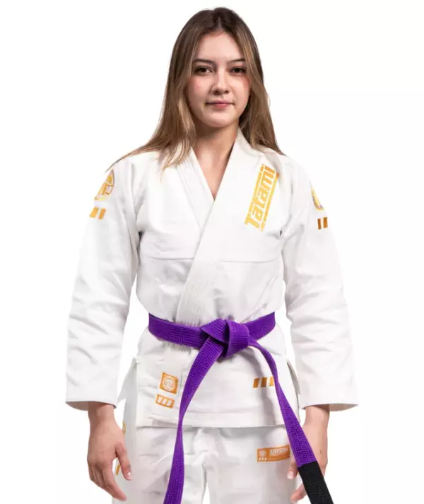 Кимоно женское Tatami LADIES PRO SERIES - WHITE & CHAMPION GOLD