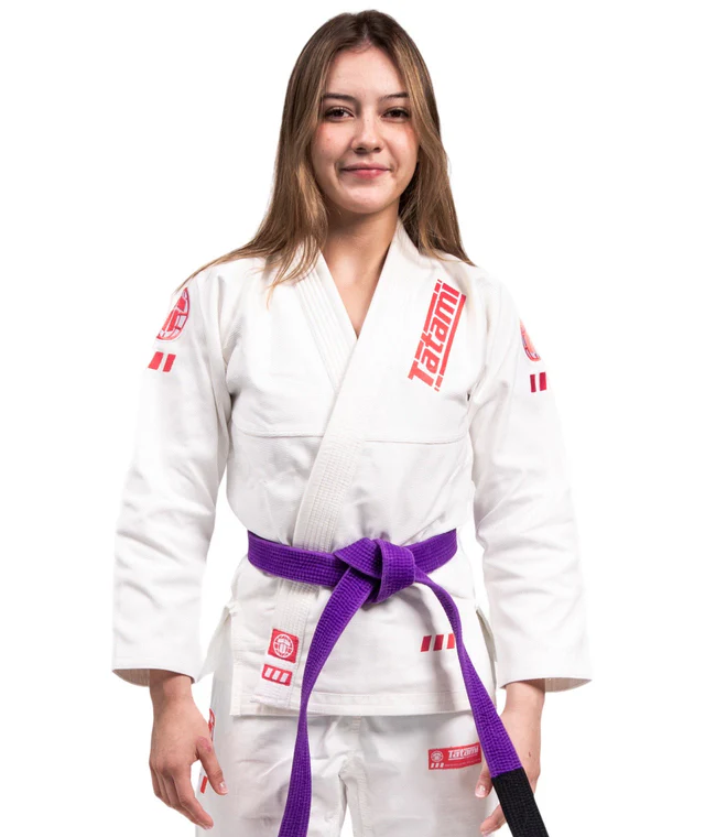 Кимоно женское Tatami LADIES PRO SERIES - WHITE & WILD ROSE