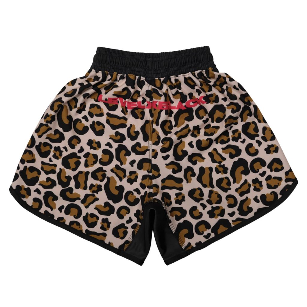 Шорты Level x Black Pink Leopard Competitor