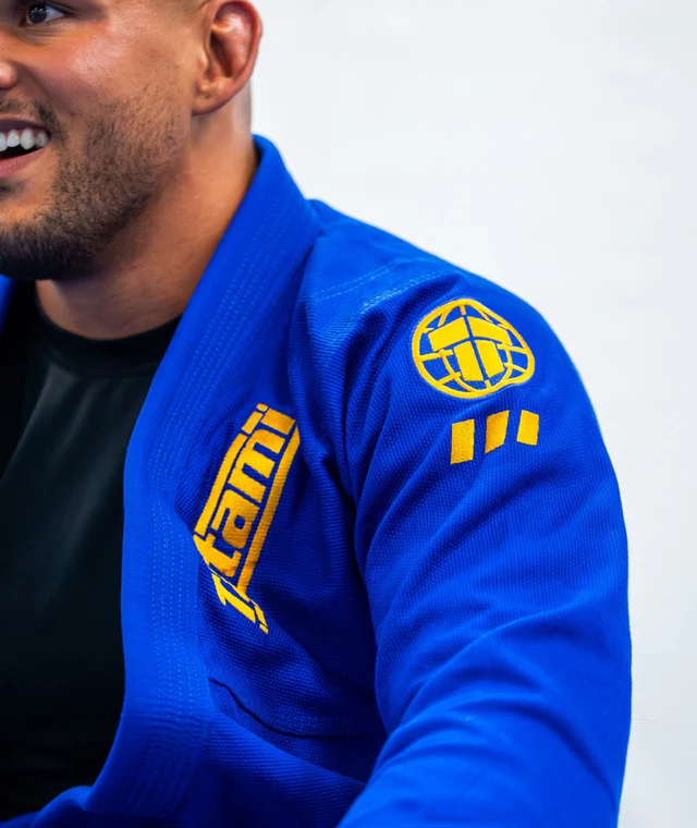 Кимоно Tatami PRO SERIES GI - BLUE & CHAMPION GOLD