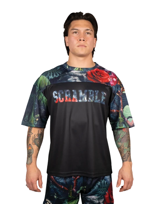 Тренировочная футболка Scramble – WOODLAND CAMO