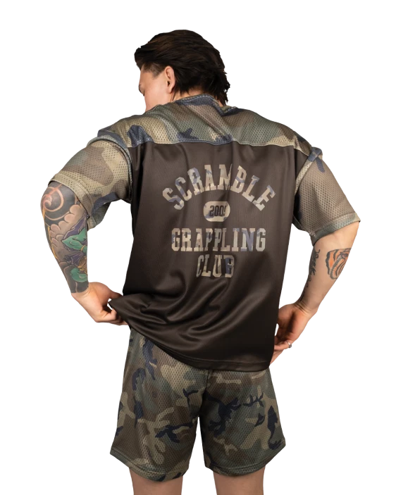 Тренировочная футболка Scramble – WOODLAND CAMO