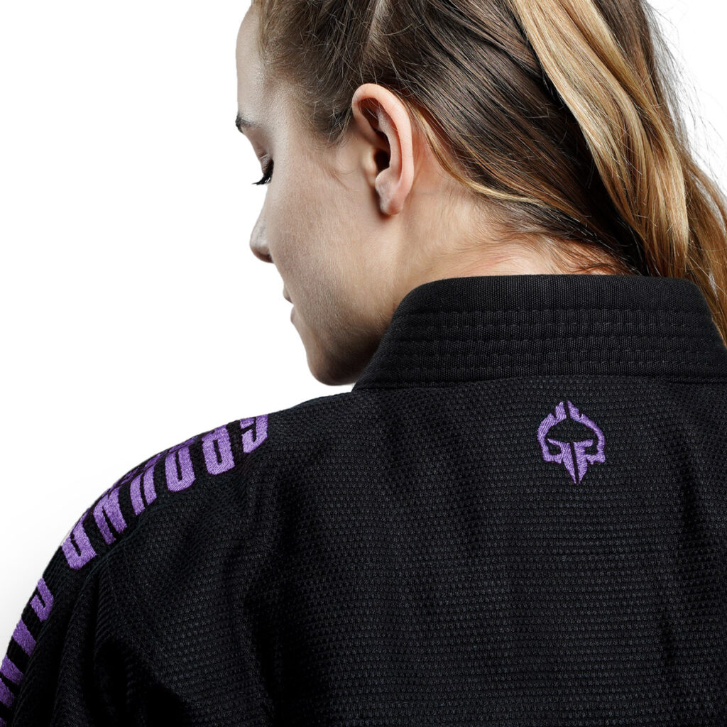 Женское Кимоно Ground Game CHAMPION 3.0 LAVENDER чёрное
