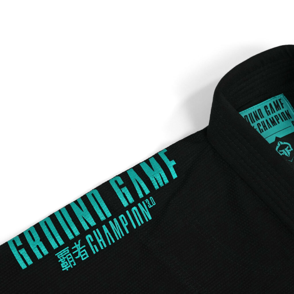 Женское Кимоно Ground Game CHAMPION 3.0 MINT чёрное