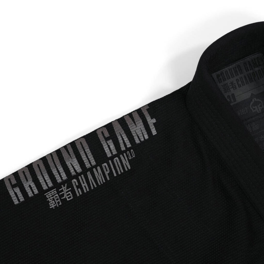 Кимоно Ground Game Champion 3.0 чёрная тень