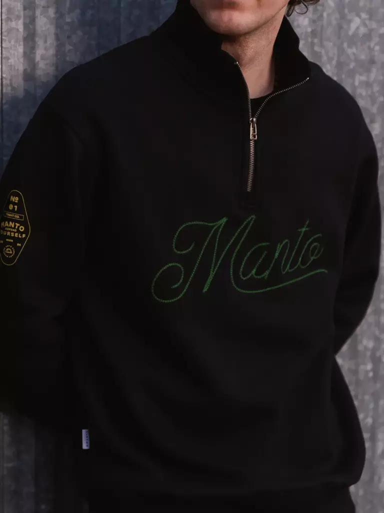 Зип-свитшот MANTO ONE чёрный