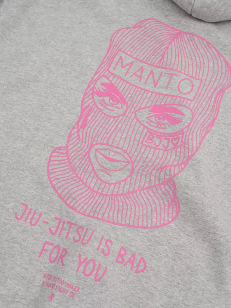Худи MANTO BALACLAVA OVERSIZE серая