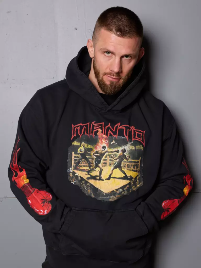Худи MANTO GHOST FIGHTER OVERSIZE