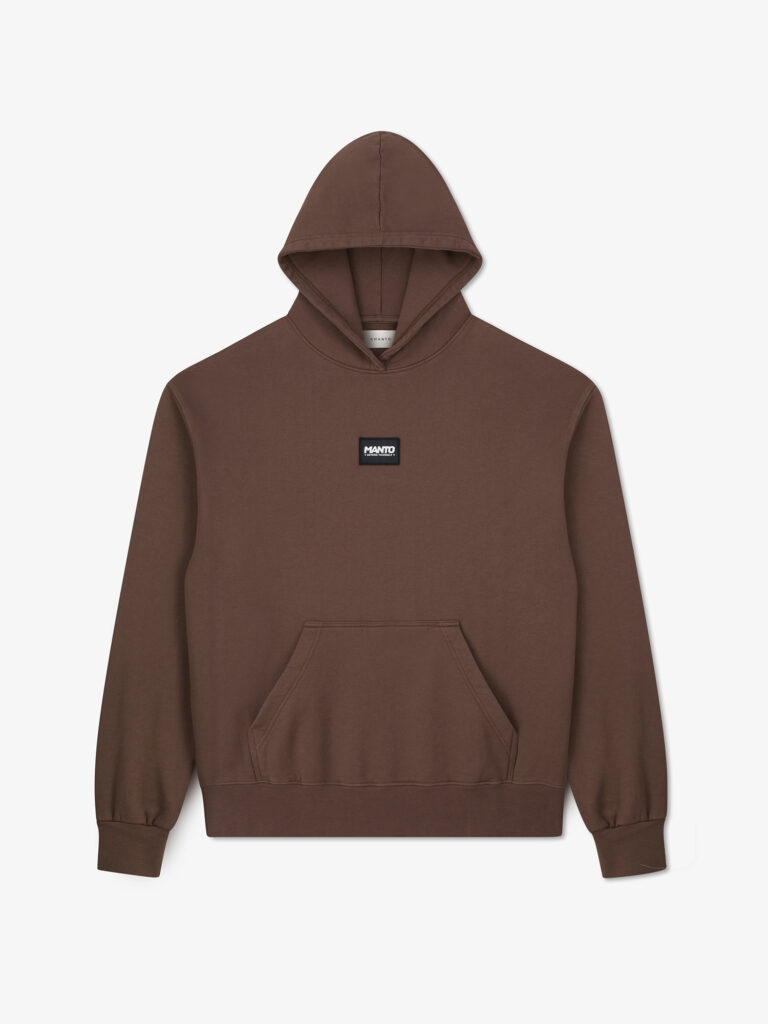 Худи MANTO LABEL 25 OVERSIZE - Коричневое
