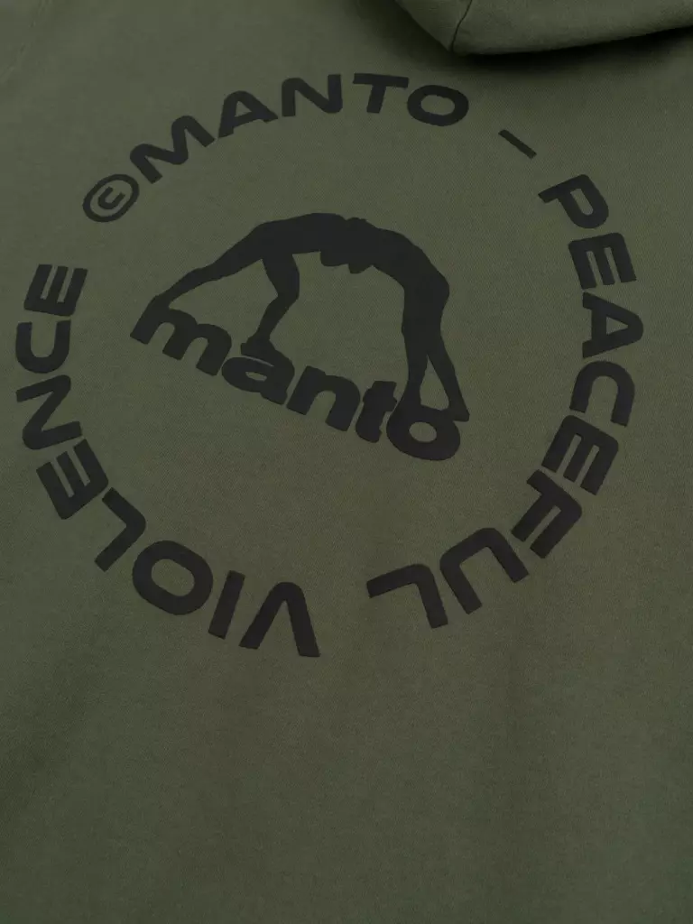 Худи MANTO LABEL 25 OVERSIZE хаки