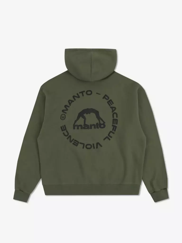 Худи MANTO LABEL 25 OVERSIZE хаки