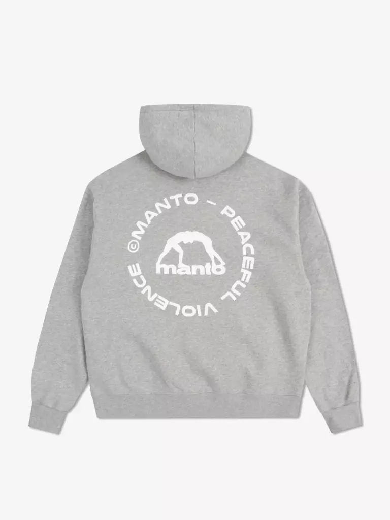 Худи MANTO LABEL 25 OVERSIZE серая