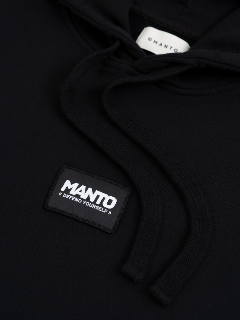 Худи MANTO LABEL 25 REGULAR OVERSIZE чёрная