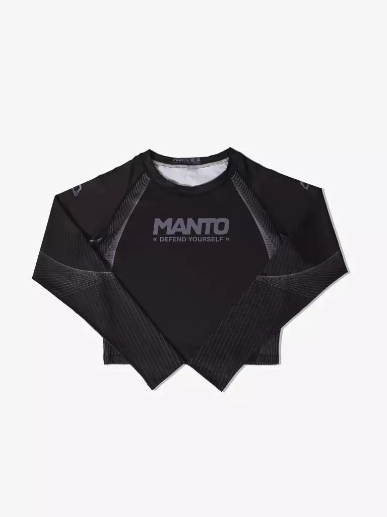 Женский Рашгард MANTO DEFEND чёрный