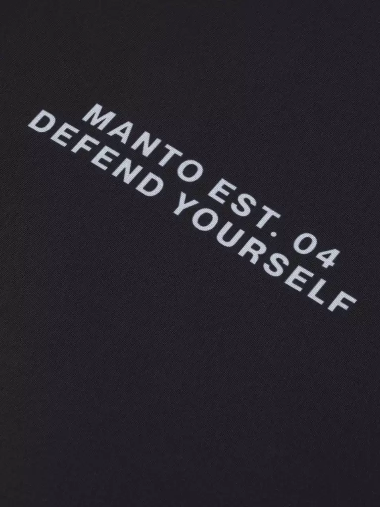 Рашгард MANTO VARSITY чёрный