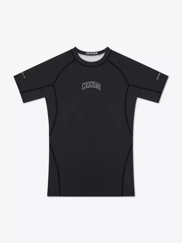 Рашгард MANTO VARSITY чёрный