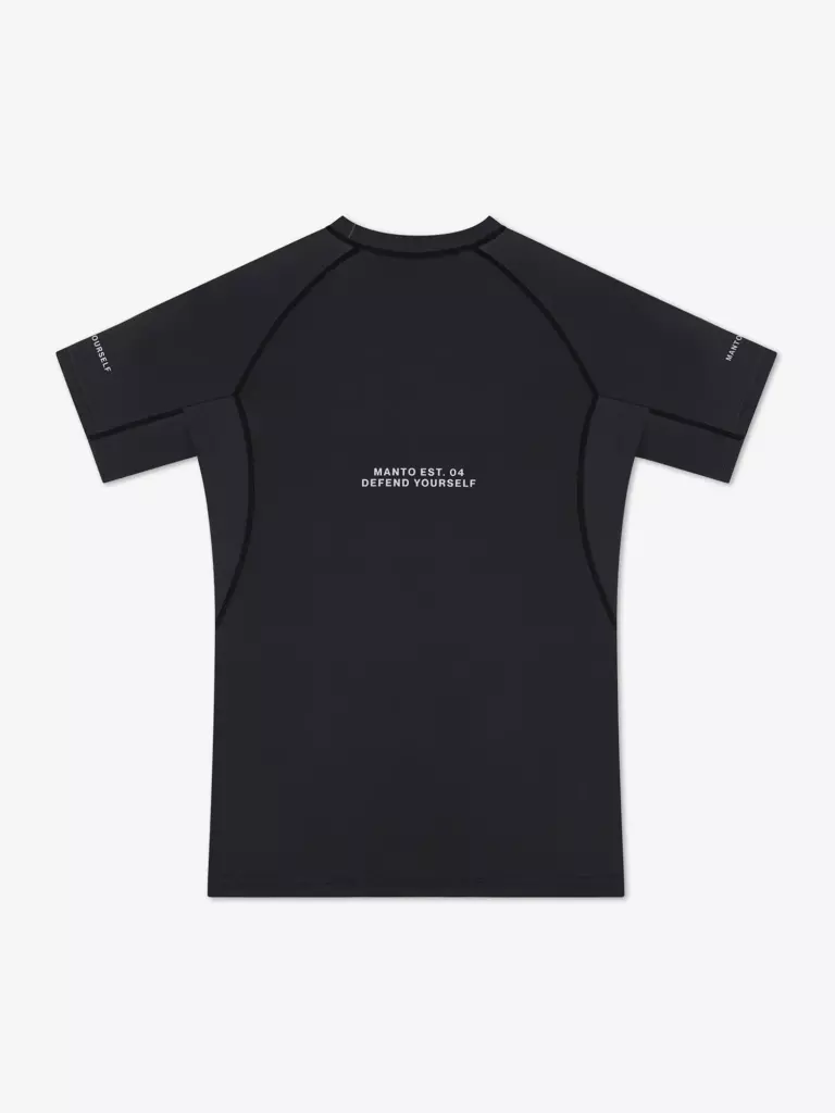 Рашгард MANTO VARSITY чёрный