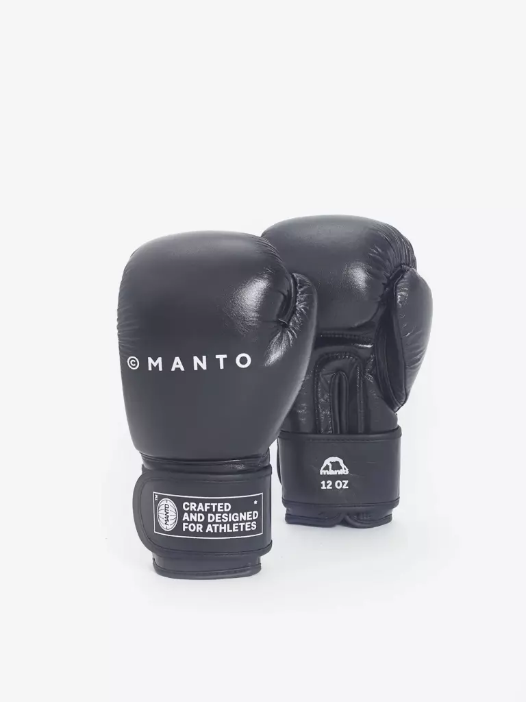 Боксёрские перчатки MANTO IMPACT+ чёрные