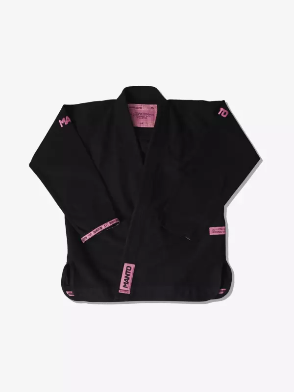 Кимоно MANTO "RISE 2.0" BJJ GI чёрно-розовое