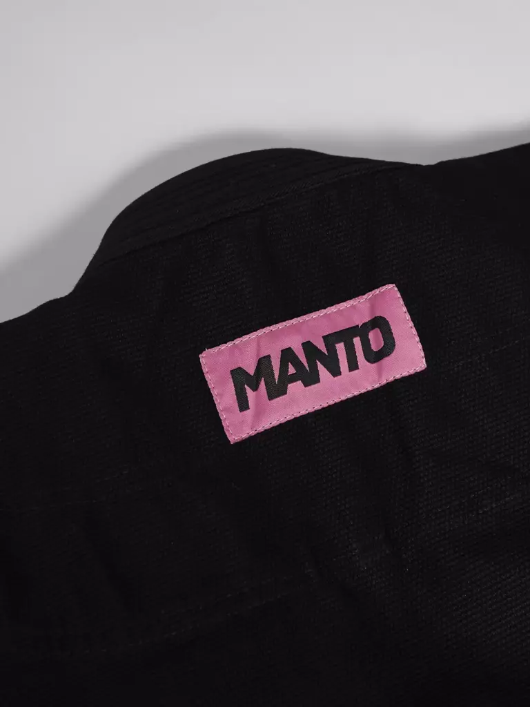 Кимоно MANTO "RISE 2.0" BJJ GI чёрно-розовое