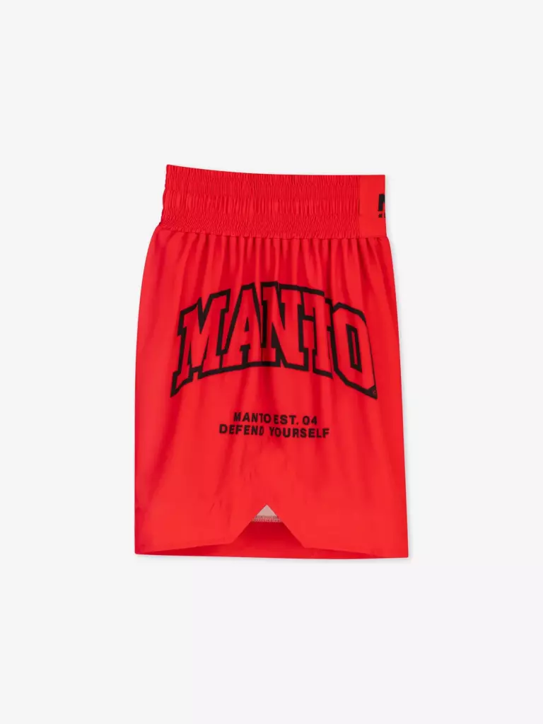 Боксёрские шорты MANTO VARSITY красные