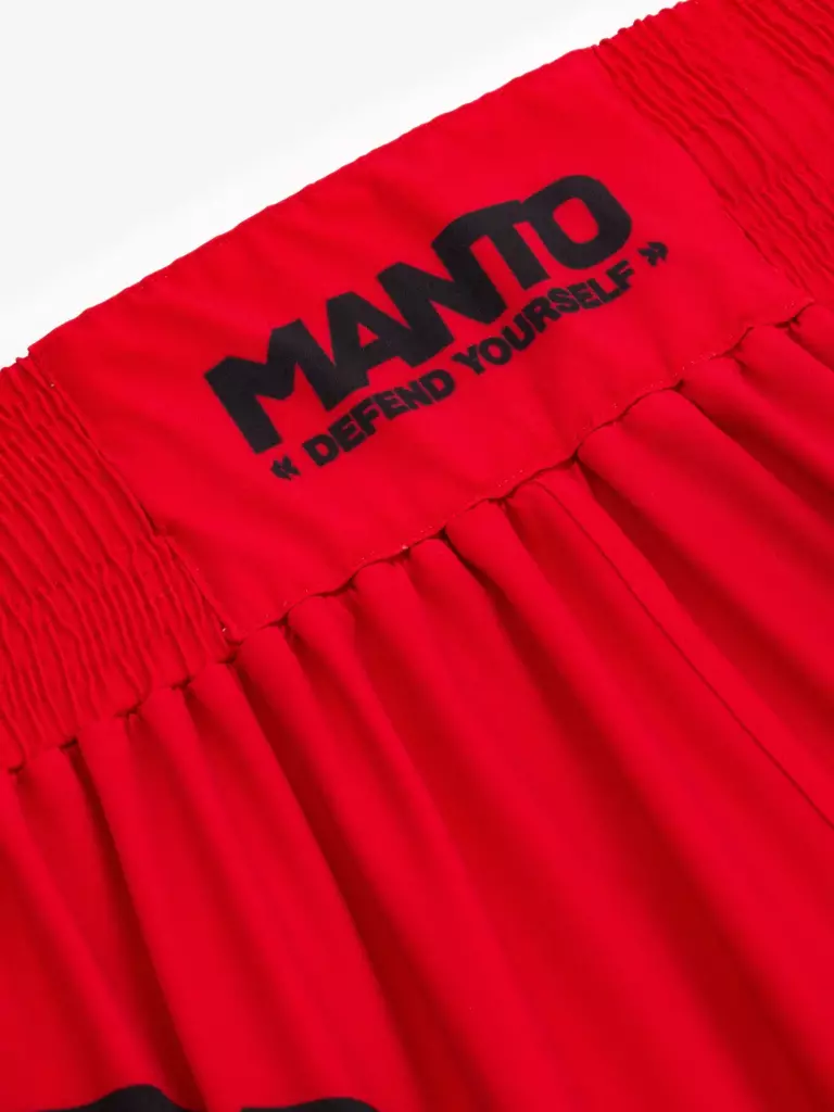 Боксёрские шорты MANTO VARSITY красные