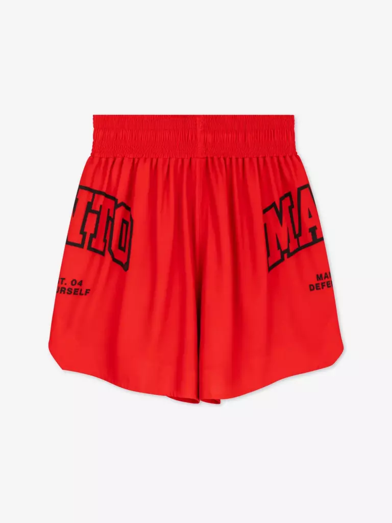 Боксёрские шорты MANTO VARSITY красные