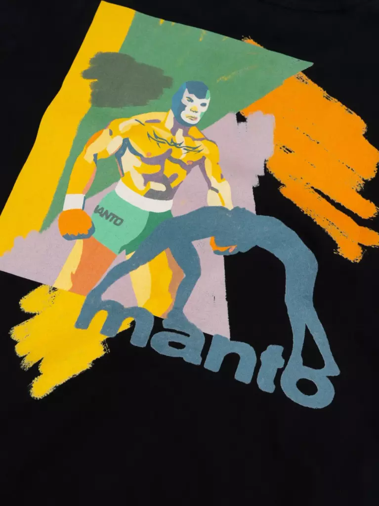 Футболка MANTO LUCHADOR чёрная