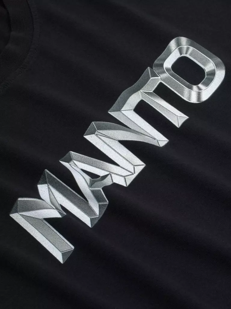 Футболка MANTO METAL LOGOTYPE чёрная