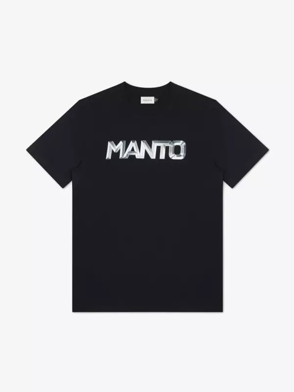 Футболка MANTO METAL LOGOTYPE чёрная