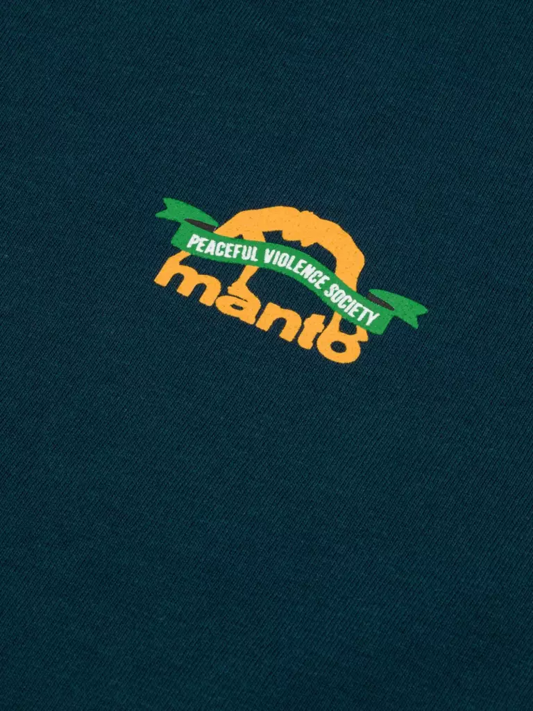 Футболка MANTO RIBBON чёрная темно-синяя