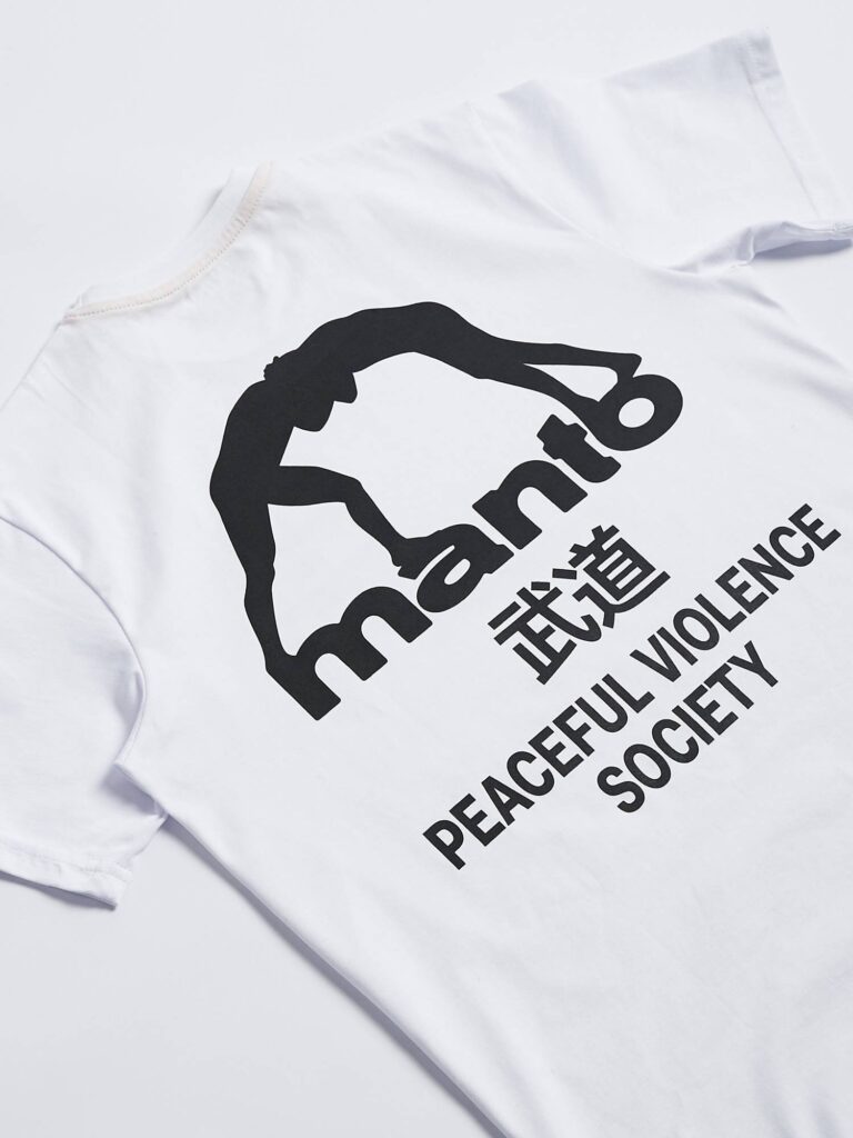 Футболка MANTO SOCIETY белая