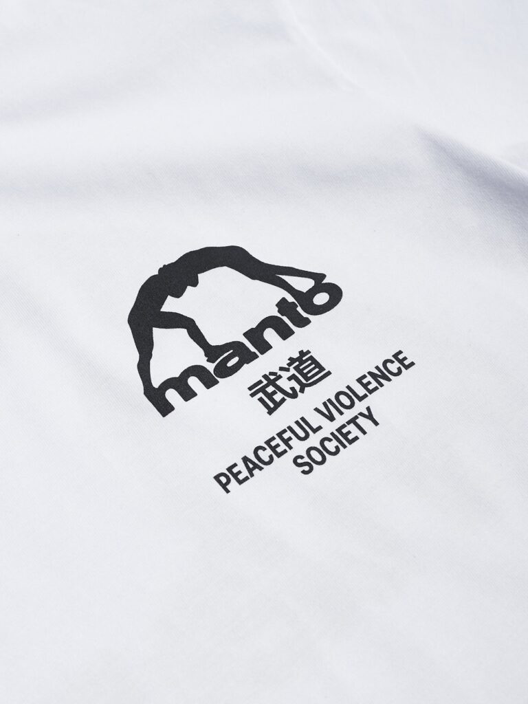 Футболка MANTO SOCIETY белая