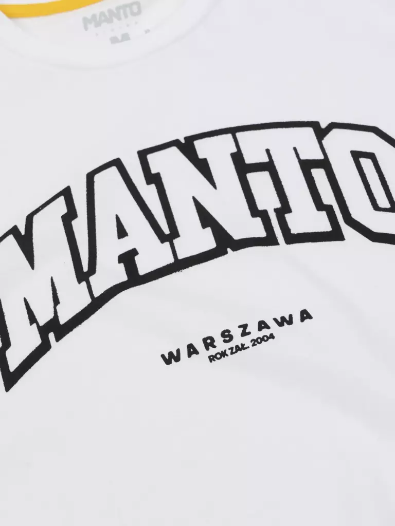 Футболка MANTO WARSZAWA OVERSIZE белая