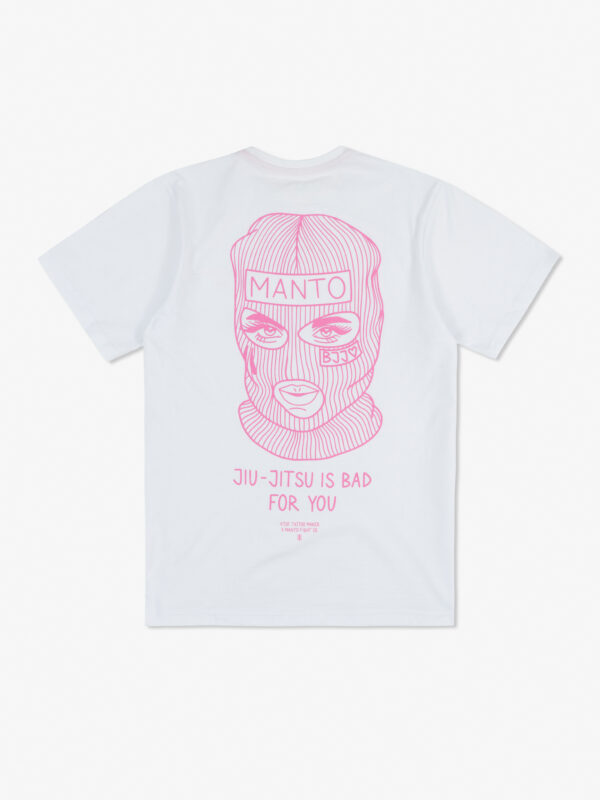 Футболкаx MANTO x KTOF BALACLAVA белая
