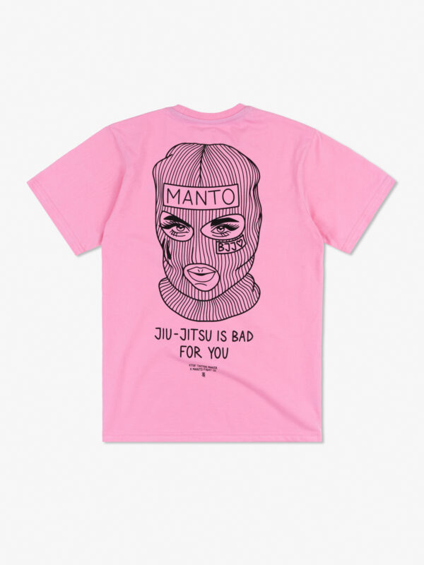 Футболкаx MANTO x KTOF BALACLAVA розовая