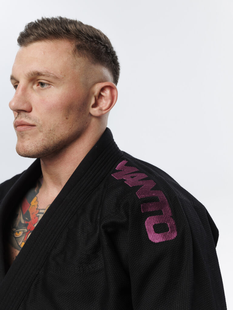 Кимоно MANTO "X5" BJJ Черно-фиолетовое