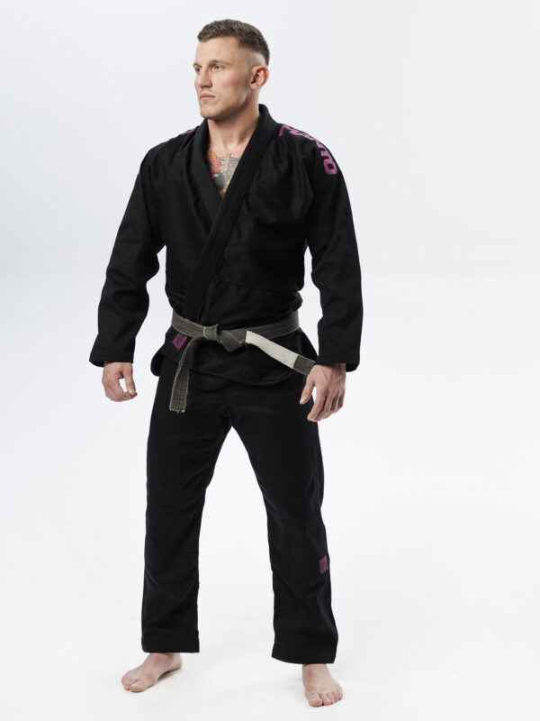 Кимоно MANTO "X5" BJJ Черно-фиолетовое