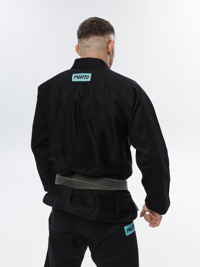 Кимоно MANTO "X5" BJJ Черно-бирюзовое