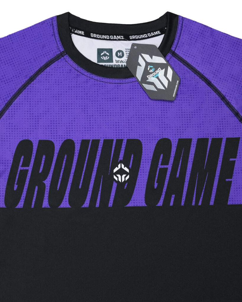 Рашгард Ground Game RANKINGOWY 2.0 IBJJF пурпурный
