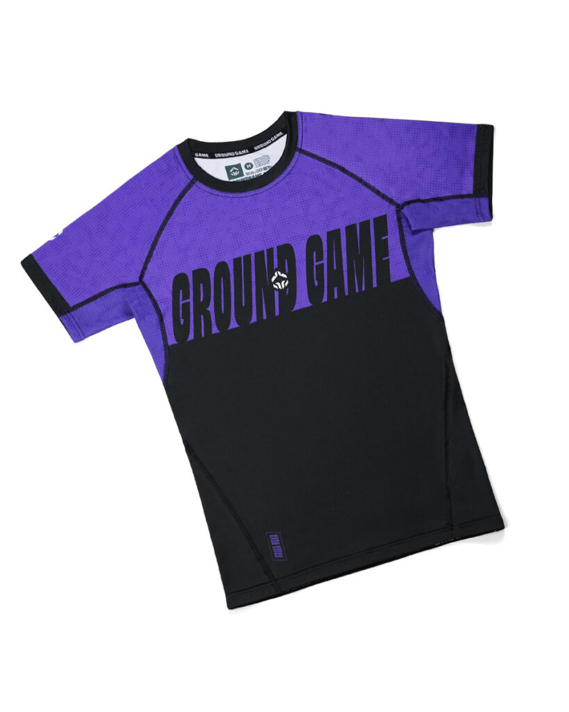 Рашгард Ground Game RANKINGOWY 2.0 IBJJF пурпурный
