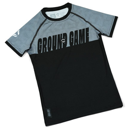 Детский Рашгард GROUND GAME IBJJF серый